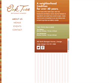 Tablet Screenshot of oaktreechicago.com